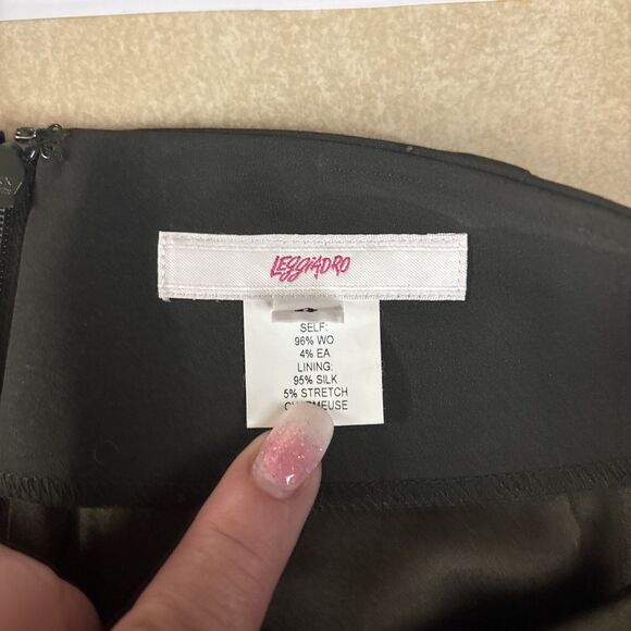 Leggiadro Green Size 4 Midi Skirt. Preowned. Excellent Quality - Picture 4 of 5